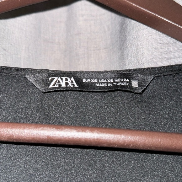 ZARA wrap satin top - Picture 3 of 4